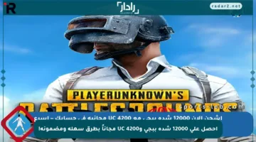 احصل على 12000 شدة ببجي و4200 UC مجاناً بطرق سهلة ومضمونة!